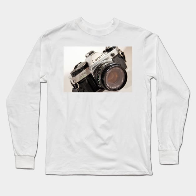 Canon AE1 Long Sleeve T-Shirt by Rob Johnson Photography